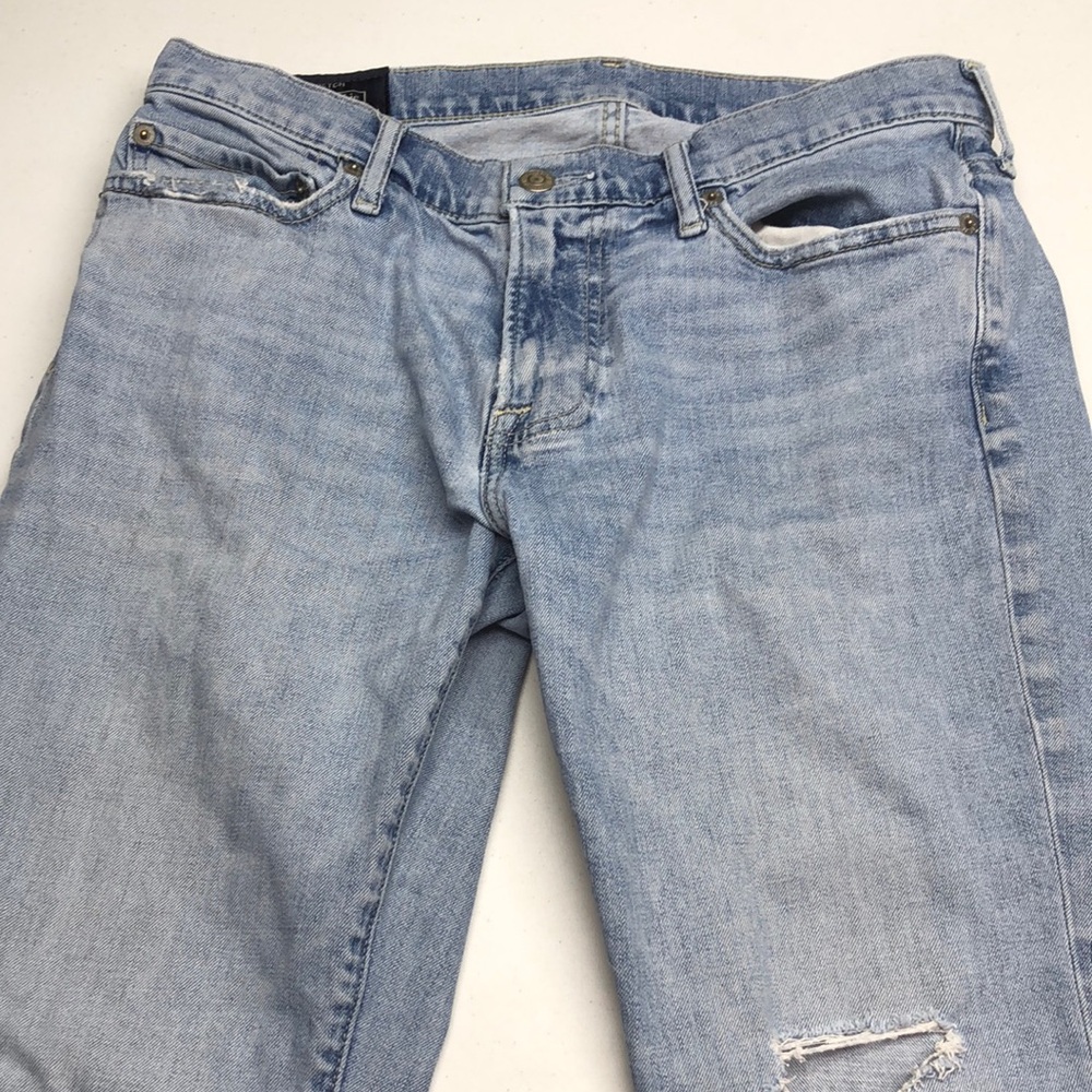 Abercrombie & Fitch Blue Athletic Skinny Jeans